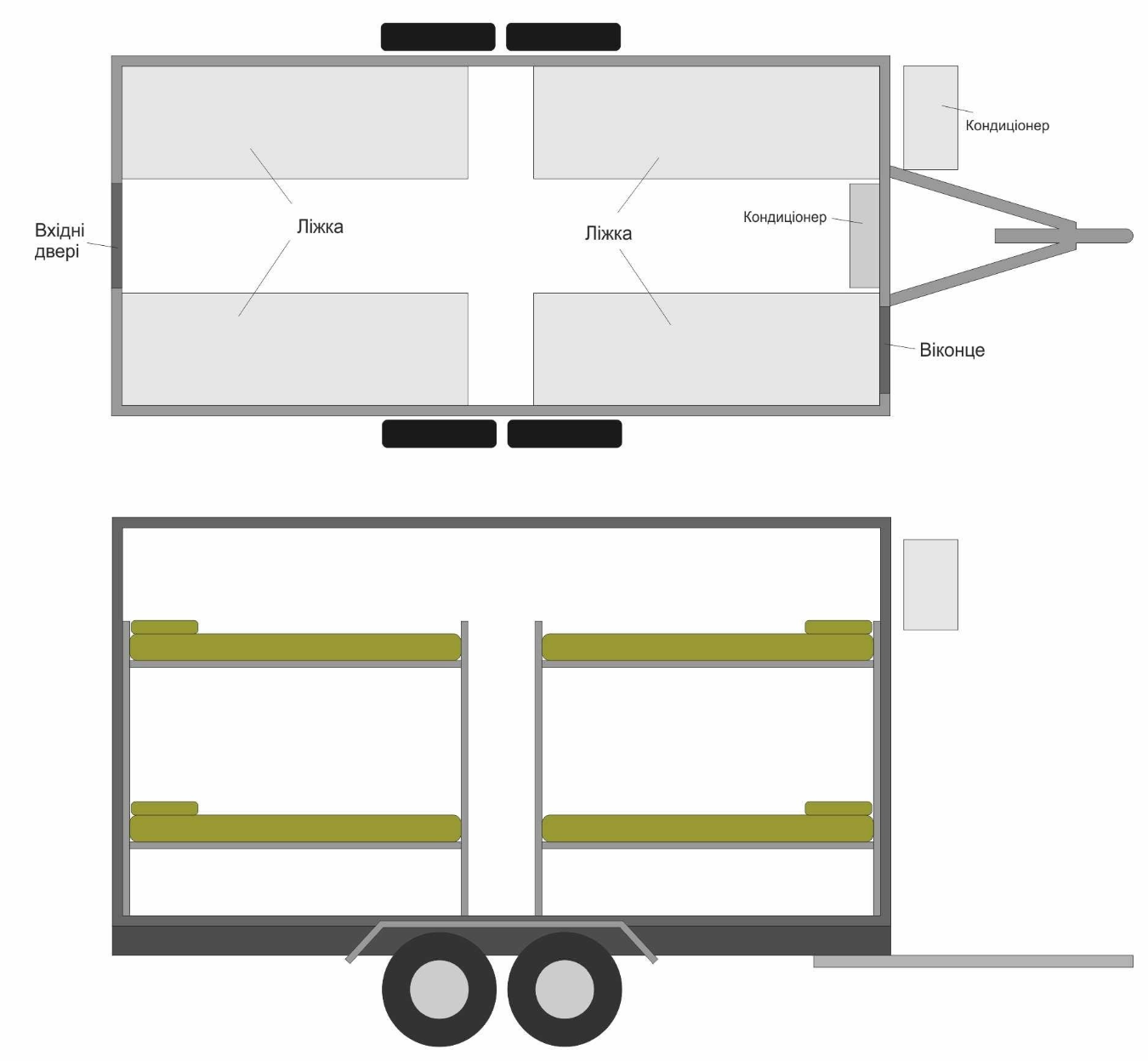 Схема житлових модулів